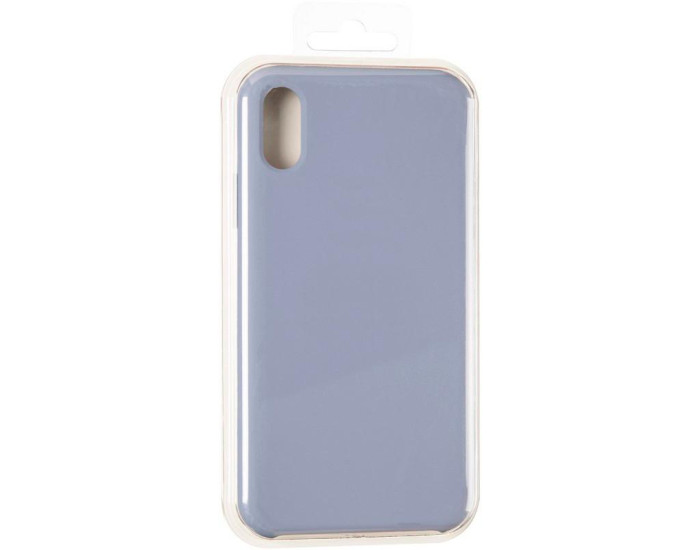 Чехол-силикон оригинал 99% Soft Matte iPhone XS Max, Lavander grey