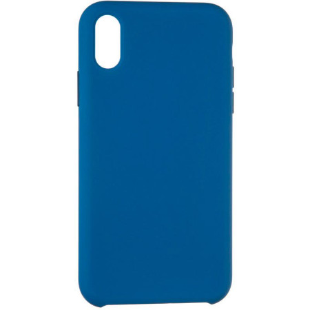 Чехол-силикон оригинал 99% Soft Matte iPhone XS Max Horizon Blue