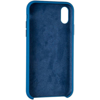 Чехол-силикон оригинал 99% Soft Matte iPhone XS Max Horizon Blue