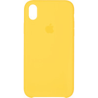 Чехол-силикон оригинал Soft Matte iPhone X Yellow