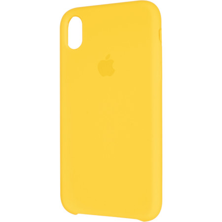 Чехол-силикон оригинал Soft Matte iPhone X Yellow