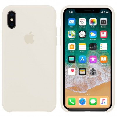 Чохол-силікон оригінал Soft Matte iPhone X White