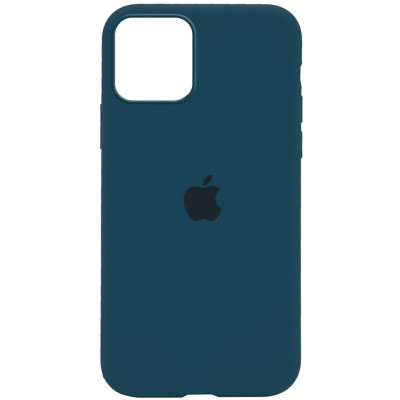 Чехол-силикон оригинал Full Soft Matte iPhone 12 Mini Blue Cobalt