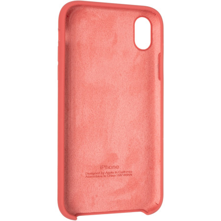 Чехол-силикон оригинал Soft Matte iPhone X Rose Red (Класс B)
