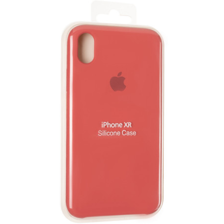 Чехол-силикон оригинал Soft Matte iPhone X Rose Red (Класс B)
