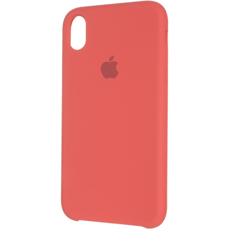 Чехол-силикон оригинал Soft Matte iPhone X Rose Red (Класс B)