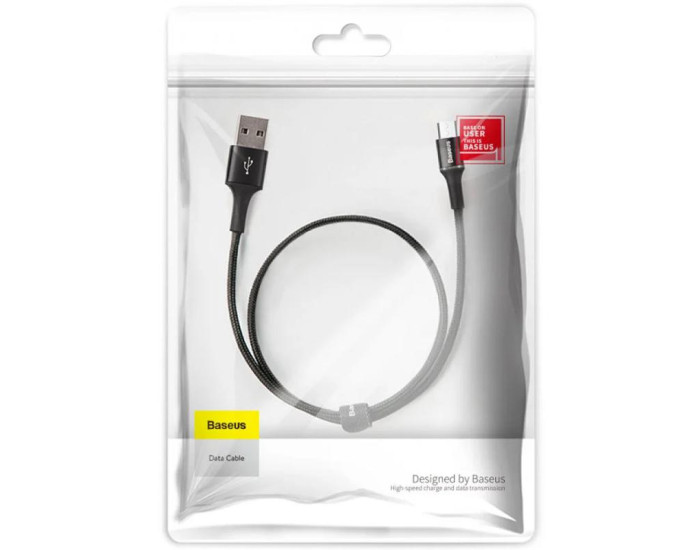 Кабель USB Baseus Halo Data MicroUSB (CAMGH-A01) 0.5m (черный  Black)