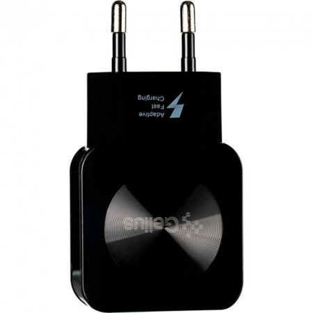 Сетевое зарядное устройство Gelius Ultra Prime (GU-HC02) с кабелем Type-C (2USB, 2.1A) Черный