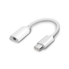 Переходник Type-C to 3.5 10см 1:1 quality White
