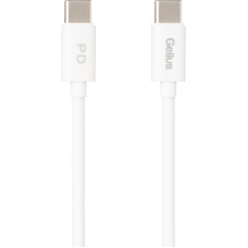 Кабель USB Gelius Contact GP-UC112 60W Type-C/Type-C (2m) (Білий/White)