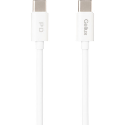Кабель USB Gelius Contact GP-UC112 60W Type-C / Type-C (2m) (Білий / White)