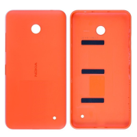 Задняя панель корпуса для Nokia 630, 635 Lumia, с боковыми кнопками, оранжевая