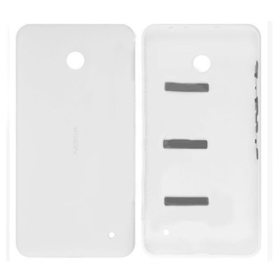 Задня панель корпуси для Nokia 630, 635 Lumia, з бічними кнопками, біла