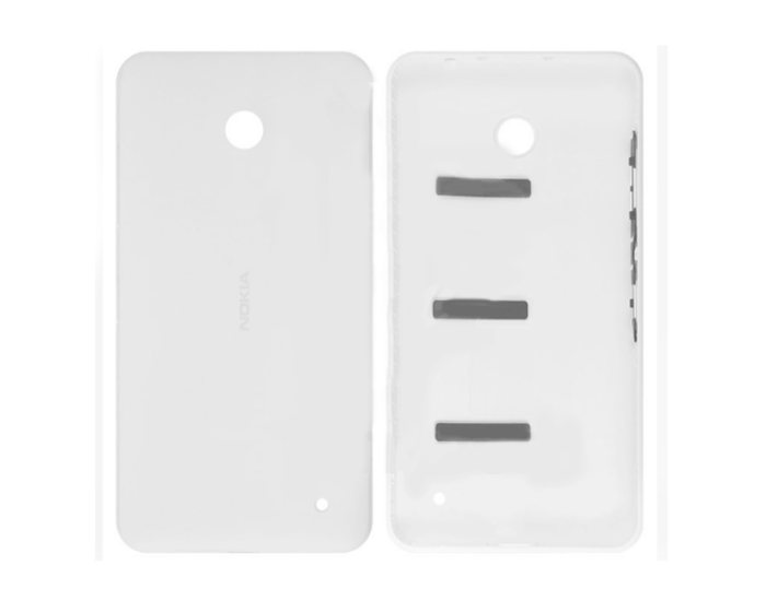 Задня панель корпуси для Nokia 630, 635 Lumia, з бічними кнопками, біла