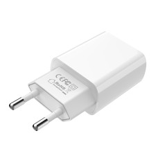 Мережеве зарядний пристрій Borofone BA20A Sharp (1USB/2.1A) White