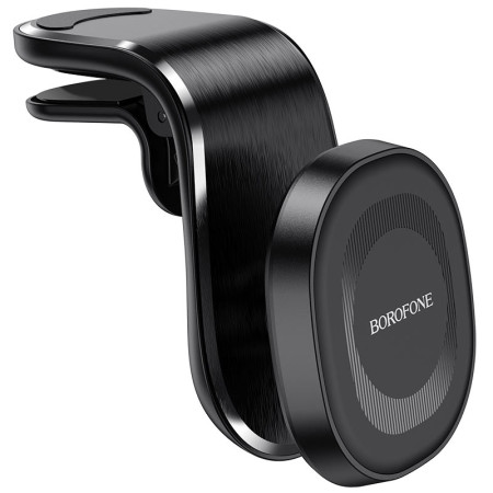 Автодержатель магнитный в дефлектор Borofone BH40 Kyle air outlet magnetic Black (Класс B)