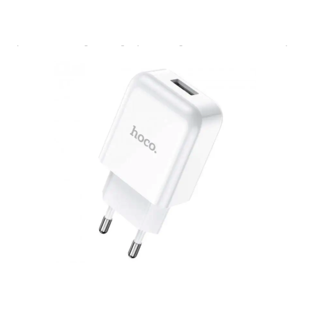 Сетевое зарядное устройство Hoco N2 Vigour (1USB/2A) с кабелем Type-C Белый