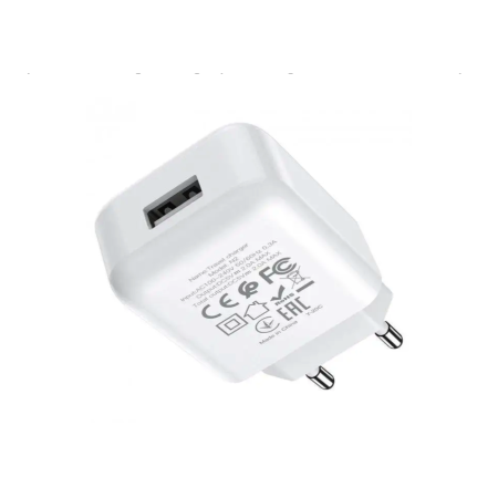 Сетевое зарядное устройство Hoco N2 Vigour (1USB/2A) с кабелем Type-C Белый