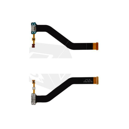Шлейф Samsung T530 Galaxy Tab 4 10.1, T531, коннектора зарядки, микрофона, с компонентами