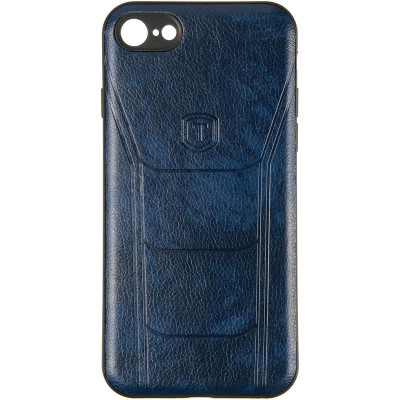 Чехол-силикон Leather Prime Case iPhone 7 Plus / 8 Plus Blue