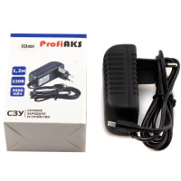 Сетевое зарядное устройство ProfiAKS Micro, (5V, 3A)