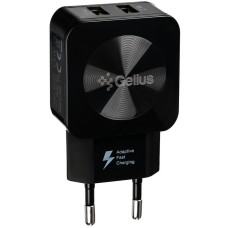 Сетевое зарядное устройство Gelius Ultra Prime (GU-HC02 2USB) 2.1A Black
