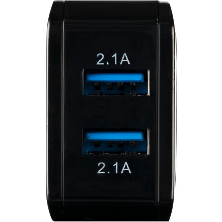 Сетевое зарядное устройство Gelius Ultra Prime (GU-HC02 2USB) 2.1A Black