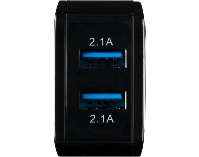 Мережеве зарядний пристрій Gelius Ultra Prime (GU-HC02 2USB) 2.1A Black