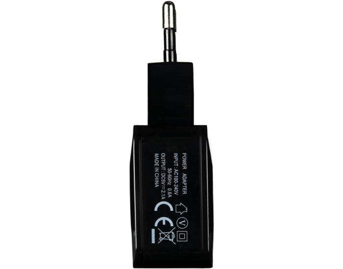 Мережеве зарядний пристрій Gelius Ultra Prime (GU-HC02 2USB) 2.1A Black