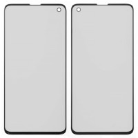 Стекло фронтальное с OCA-пленкой для Samsung G973F Galaxy S10, с олеофобным покрытием, черное