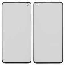 Стекло фронтальное с OCA-пленкой для Samsung G973F Galaxy S10, с олеофобным покрытием, черное