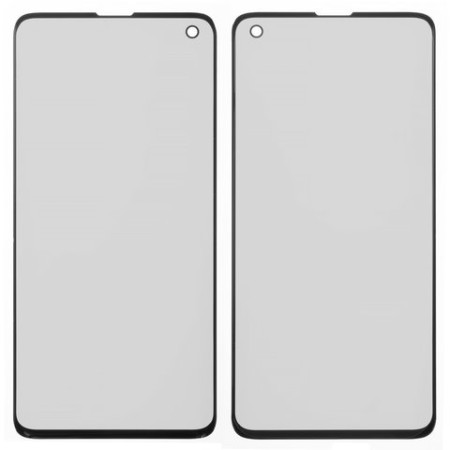 Стекло фронтальное с OCA-пленкой для Samsung G973F Galaxy S10, с олеофобным покрытием, черное