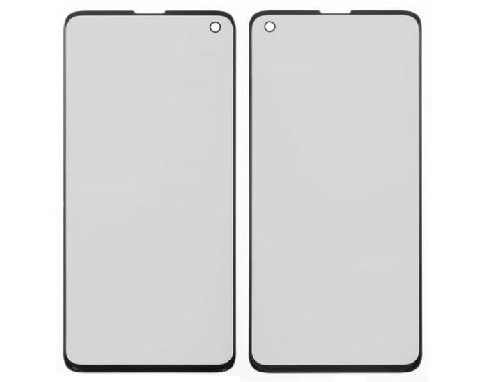 Стекло фронтальное с OCA-пленкой для Samsung G973F Galaxy S10, с олеофобным покрытием, черное