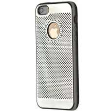 Чехол-силикон Fashion iPhone 5 Silver