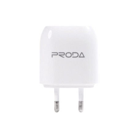 Сетевое зарядное устройство Proda 2USB 2.1A (RP-U21) (Белый / White)