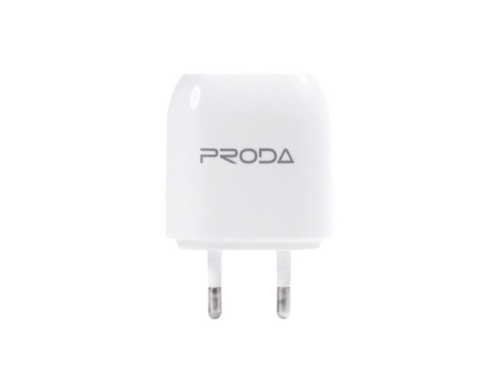 Сетевое зарядное устройство Proda 2USB 2.1A (RP-U21) (Белый / White)