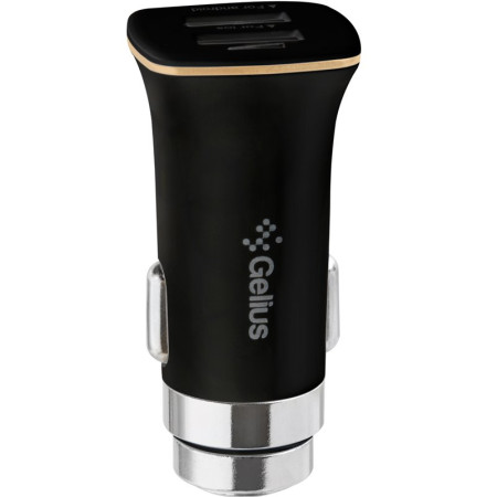 Автомобильное зарядное устройство Gelius Pro Apollo GP-CC01 2USB 3.1A 15W + Cable Type-C Black