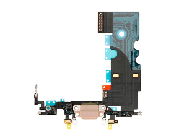 Шлейф для iPhone 8/SE 2020/SE 2022, коннектора зарядки, золотой