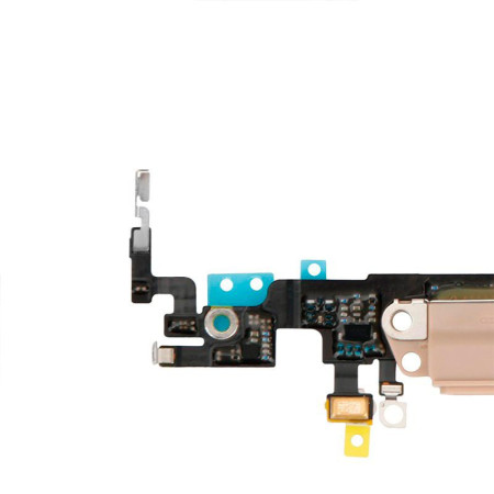 Шлейф для iPhone 8/SE 2020/SE 2022, коннектора зарядки, золотой (Класс B)