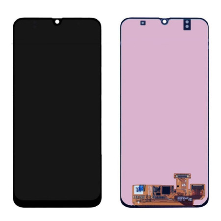 Задняя панель корпуса для Samsung A305F Galaxy A30 2019 со стеклом камеры, синий (Класс А)