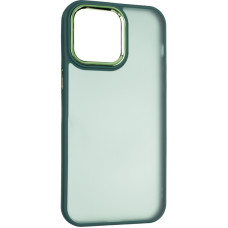 Чехол-силикон Color Bumper Case iPhone 14 Pro Max Dark Green