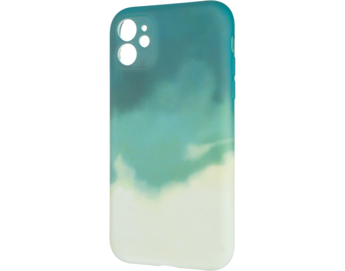 Чехол-силикон Watercolor Case iPhone 11 Green