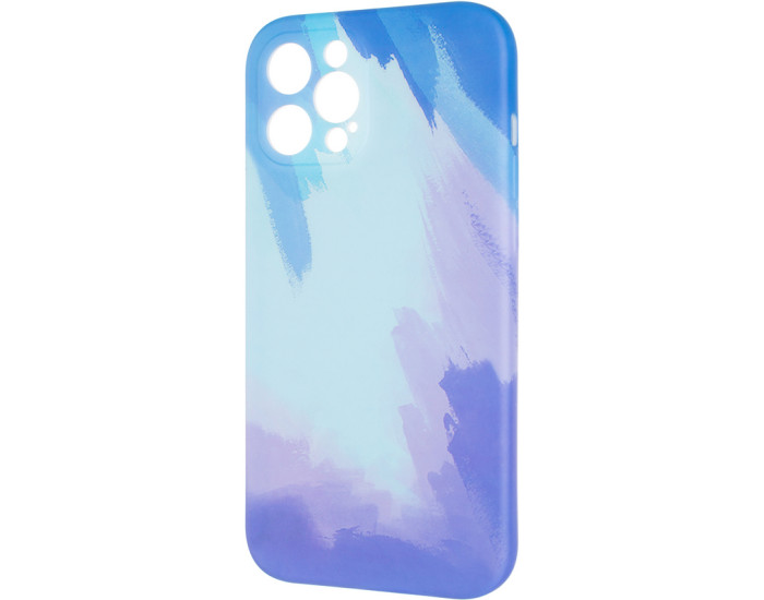 Чехол-силикон Watercolor Case iPhone 12 Pro Max Blue