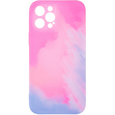 Чехол-силикон Watercolor Case iPhone 12 Pro Max Pink