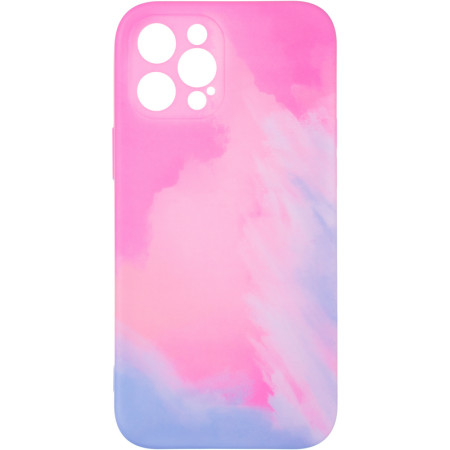 Чехол-силикон Watercolor Case iPhone 12 Pro Max Pink
