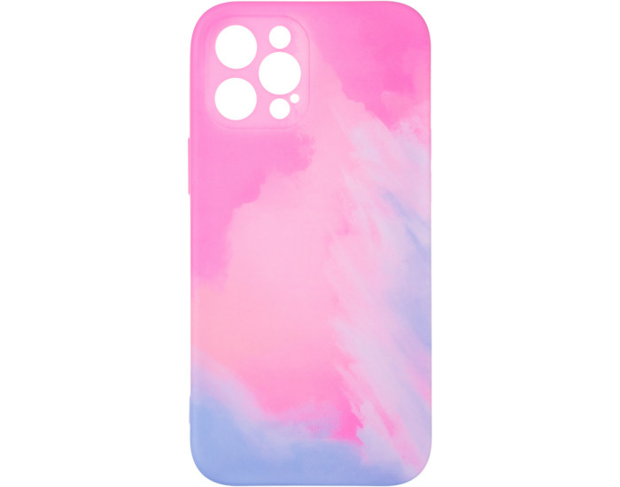 Чехол-силикон Watercolor Case iPhone 12 Pro Max Pink
