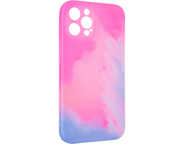 Чехол-силикон Watercolor Case iPhone 12 Pro Max Pink