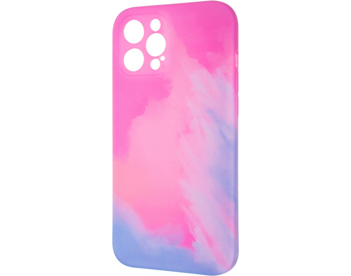 Чехол-силикон Watercolor Case iPhone 12 Pro Max Pink
