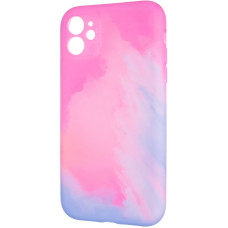 Чехол-силикон Watercolor Case iPhone 11 Pink