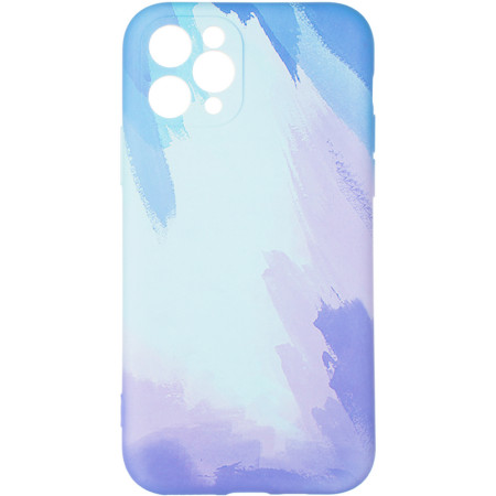 Чехол-силикон Watercolor Case iPhone 11 Pro Blue